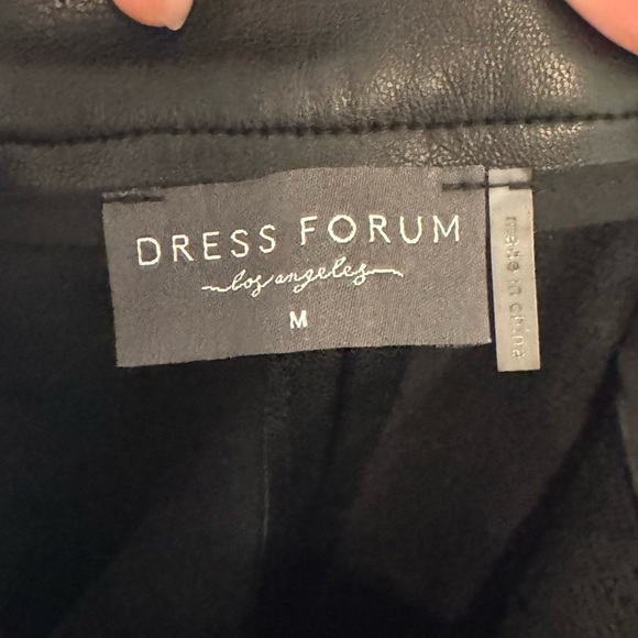 Dress Forum Black Pencil Midi Skirt with Slit - Picture 7 of 8